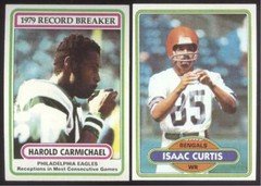 BUY 1, GET 1 FREE 1980 TOPPS FOOTBALL YOU PICK #1 - #200  NMMT * FREE SHIPPING *