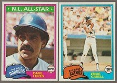 BUY 1, GET 1 FREE 1981 TOPPS BASEBALL YOU PICK #1 - #200 NMMT ** FREE SHIP **