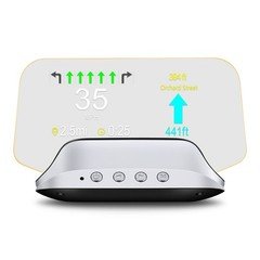C3 Car HUD OBD2+GPS Head Up Display, Digital Speedometer, Fuel Consumption & Nav