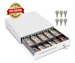 Cajon De Caja Registradora Para Sistema De Punto De Venta (Pos-16in) Con Bandeja