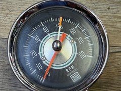 CAMARO YENKO BALDWIN USED STEWART WARNER MODEL 970 GREEN LINE PEDESTAL TACH C-R