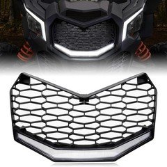 Can-Am Maverick X3 Mesh Grill with LED Lights for Enhanced Safety (2017-2026)