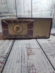 Capehart Model TC-62 clock radio Tube Red 50's I Love Lucy Am MW (Read Descrip)