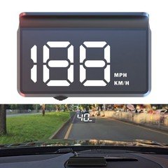 Car Head Up HD Display W2 GPS Speedometer  Windshield Projector White Light