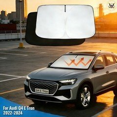 Car Windshield Sunshade Cover Block UV Rays Protect For Audi Q4 E Tron 2022-2024