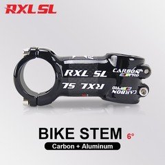 Carbon Bike Stem Handlebar Stems 6 Degree 31.8mm Aluminum Alloy 60-120 Bicycle 