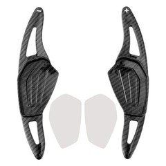 Carbon Look Steering Wheel Paddle Shifter Extension Fit ŠKODA Octavia Kodiaq