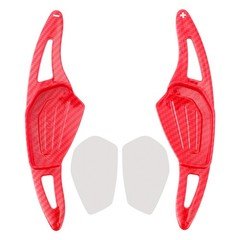 Carbon Look Steering Wheel Paddle Shifter Extension For ŠKODA Octavia Kodiaq H10