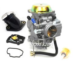 Carburetor W/ Intake Pipe Boot For Arctic Cat 300 1998 1999 2000