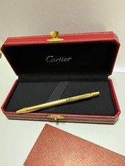 Cartier Gold Ballpoint Pen Luxury Writing Instrument Gift Box NIB New 2026