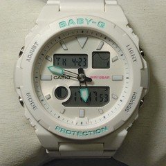 CASIO Baby G G LIDE Quartz Wristwatch BAX 100 7AJF White Mint Green
