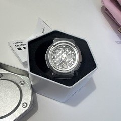 Casio Baby-G Women’s Analog Quartz 100m Gray Resin 45mm Watch w/ Box Manual
