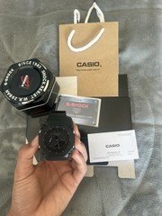 Casio G-SHOCK GA-2100 Analog/Digital Black Resin Quartz 200m Date Box Papers
