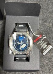 CASIO G-SHOCK GM-2110D-2BJF Analog Digital Navy Blue Stainless Steel Mens Watch