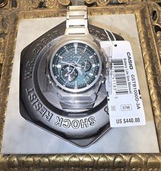 Casio G-Shock GST-B1000 Series Green Dial Stainless Steel Watch GSTB1000D-3A