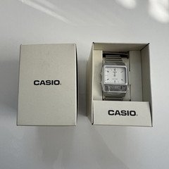 Casio Vintage /Digital Silver Stainless Steel Quartz Watch 32mm Alarm