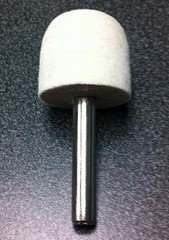 Caswell DOME FELT BOB - 1 WIDE X 1 HIGH X 1/4 SH