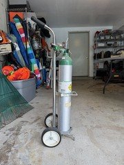 Catalina Cylinder Large full Medication Oxygen Tank Size E 29"X4.25"
