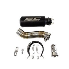 CBR500R 2016-2026 for Honda CB500F CB500X Exhaust Mid Tail Pipe Slip on Muffler
