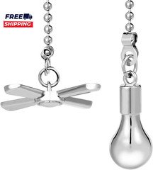 Ceiling Fan Pull Chain Ornaments  13.6 Inches Fan Pulls Extension Chains Set