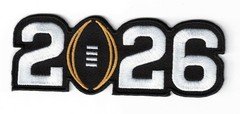 CFP 2026 National Game Embroidered Jersey Logo Patch 4in Iron / Sew-On Patch