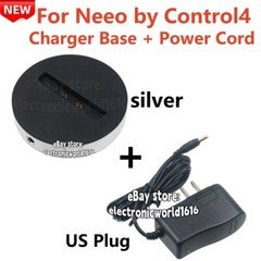 Charger Base+Power Cord For Neeo by Control4 NE-RMT Remote Control Assembly Set