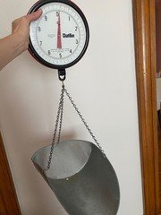 chatillon hanging scale vintage