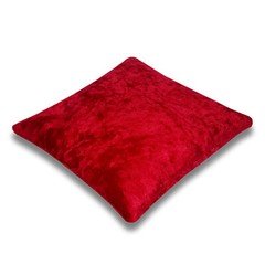 Cherry Red Crushed Velvet Tiara & Crown Display Pillow, 4 Sizes, (5.5" - 8.5")