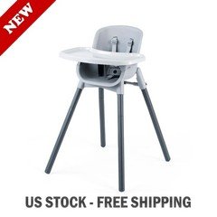 Chicco Zest 4-in-1 Folding High Chair Space Saving Toddler Booster Seat Seasalt