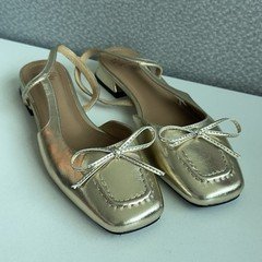 CHIKO Kassidi Square Toe Block Heels Slingback Shoes - One Of A Kind Customized
