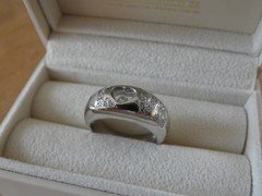 Chopard Love Ring - 750/18C White Gold incl. Certificate by Wempe - Size 57