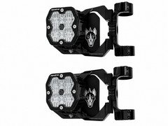 Chupacabra Offroad Race Mirrors  + Baja Designs Squadron Sport Lights-1-3/4" B/C