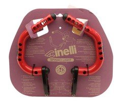 Cinelli Spinaci Light Handlebar Extensions Holes Red/Black Time Trial NEW NOS