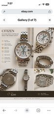Citizen Eco-Drive Ladies' World Chronograph FC0000-59D