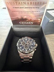 Citizen Eco Drive Promaster Land Atomic Stainless Steel Men's Watch, 45mm