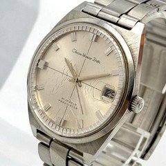 Citizen Homer Date Round Case Manual Wind Running Silver Rare Watch Japan Import
