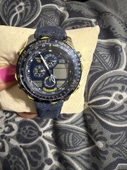 Citizen Skyhawk A-T Blue Angels Ana-Digi Quartz Chrono 200m Leather 45mm