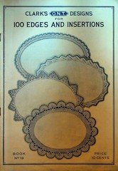 Clark's Designs For 100 Edges and Insertions Book 19 1923