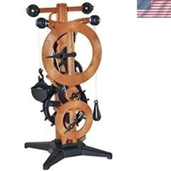 Classic da Vinci Clock Design – Adjustable Pendulum for Accurate Timekeeping