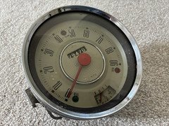 CLASSIC MINI / AUSTIN SEVEN 1959-1961 SMITHS CREAM SPEEDOMETER / SPEEDO 4409/00