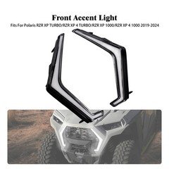 Clear Lens Front Accent Light Turn Signal For Polaris RZR Trail Ultimate Sport
