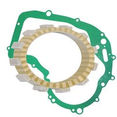 Clutch Friction Plates And Gasket for Suzuki LT-F250F Quadrunner 250 4X4 99-02