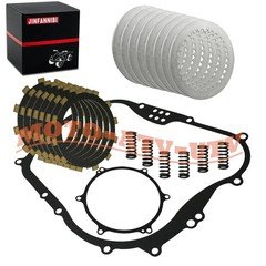 Clutch Friction Steel Plates Kit & Gasket for Kawasaki KLX250S KLX250 2009-2014