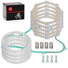 Clutch Friction Steel Plates Kit +Gasket Spring For Honda CR80R CR85R CR 80R 85R