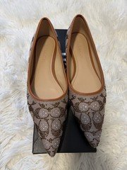 Coach Crystal Monogram Flats