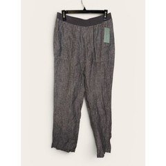 Coldwater Creek Linen Pull-On Straight Leg Pants Size 8 NWT Lightweight Coastal