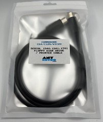 Commodore 64 Serial Cable 6PIN DIN 1541 1571 C64 128 C128 Disk Drive Printer USA