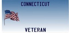 Connecticut Veteran State Look A Like Plate - LPO1867
