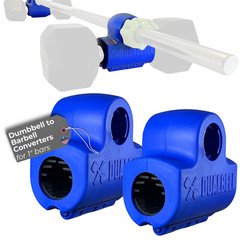 Convert Dumbbells to barbell- Dualbell Pair (BL)  Factory 2nds, home gym clips