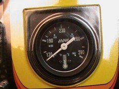 COOLANT TEMP GAUGE 1-5/8" Temperature Mechanical Make Waves Super Pro 3495 NEW